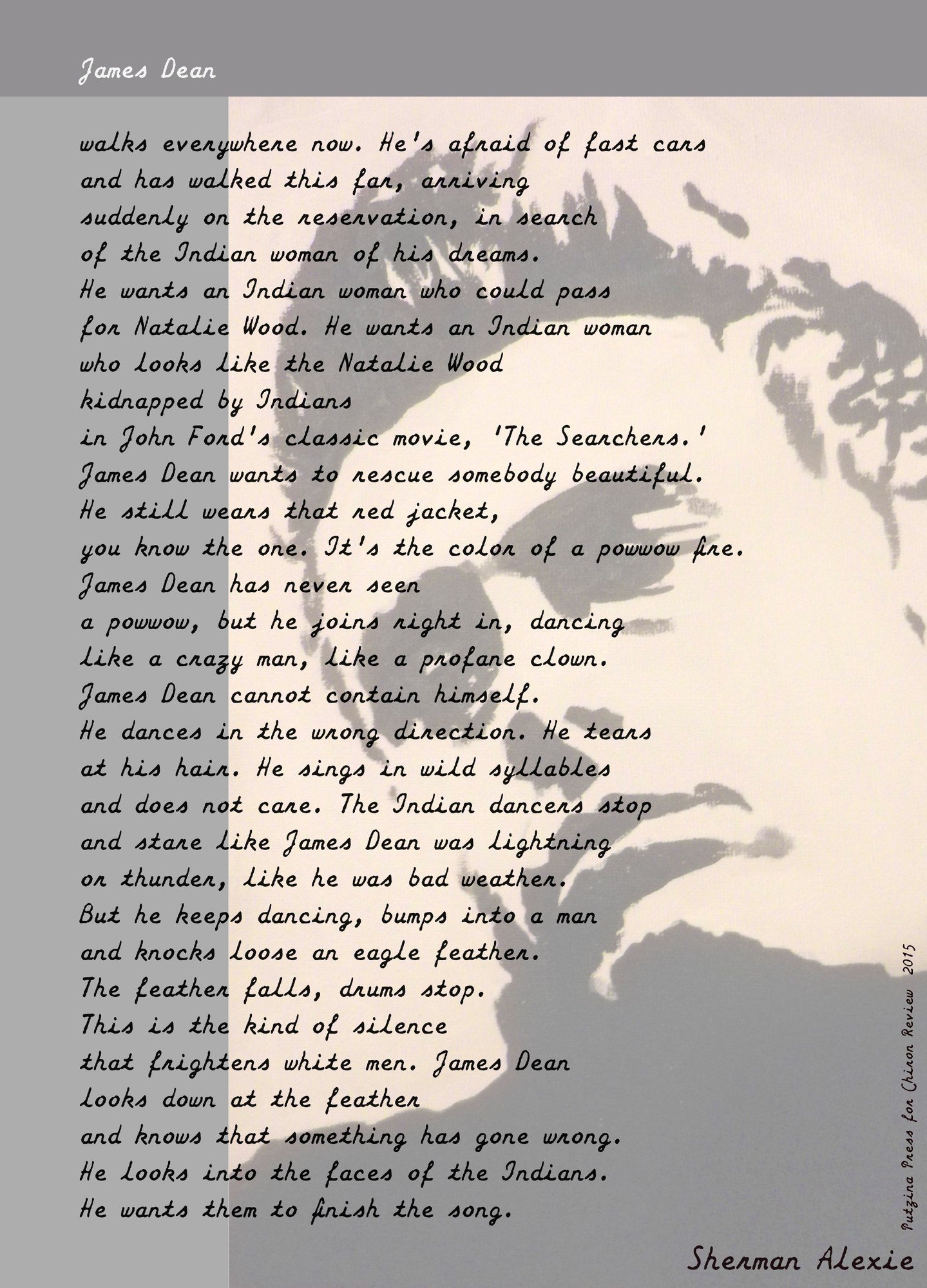 James Dean broadside